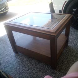 Glass Top Coffee Table 