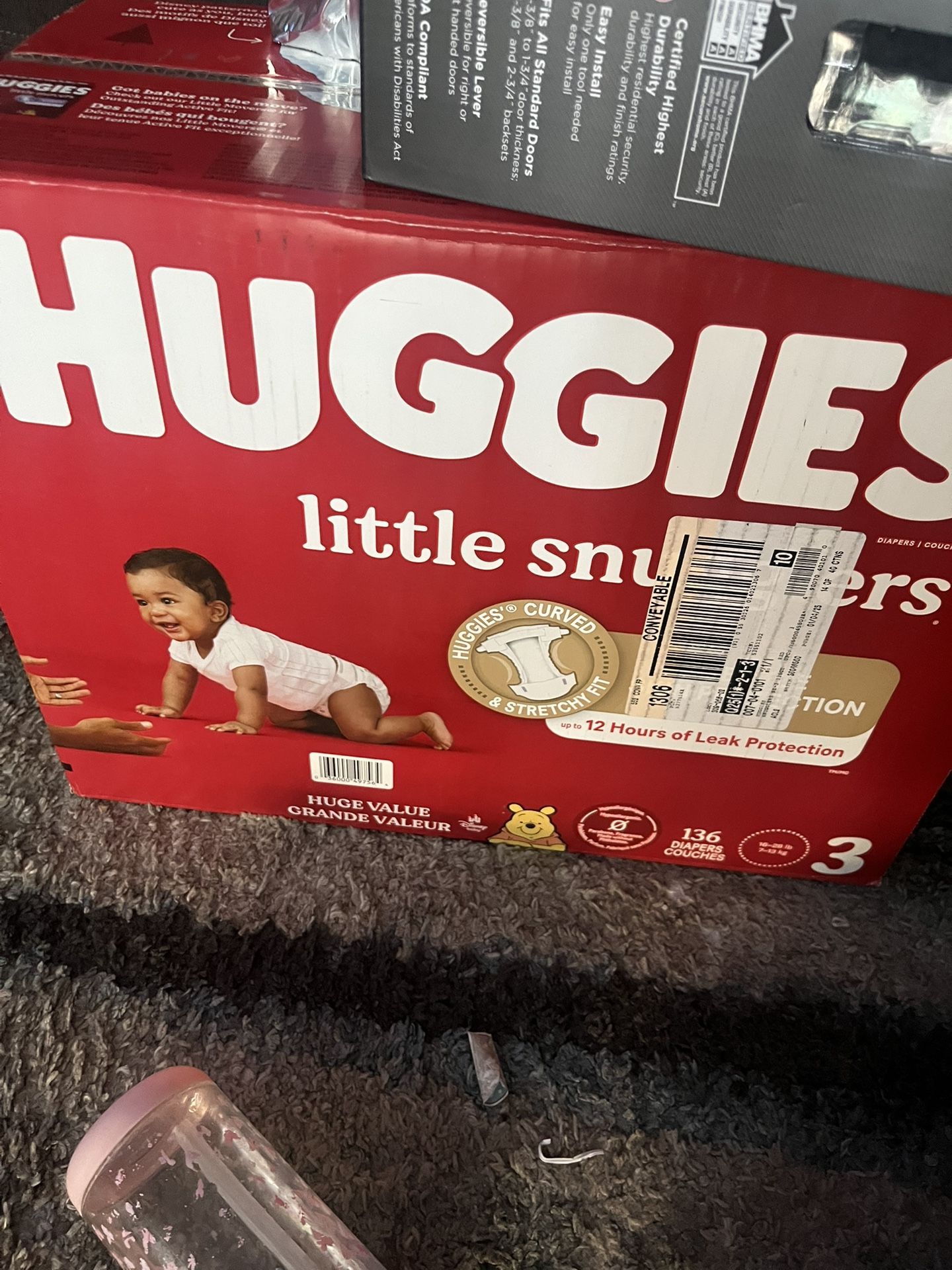 Huggies Little Snugglers Size 3 136 Ct