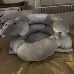 Elephant Sit Me Up Chair/ Tummy Time Mat