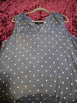 3xl Light Blue Blouse