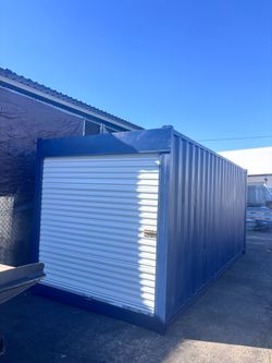20FT REFURBISHED SHIPPING CONTAINER – ROLL UP DOOR ENTRY