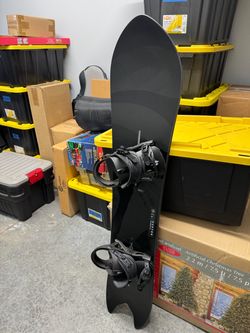 Burton 148 Family tree POW Wrench Snowboard W/ Jones Bindings