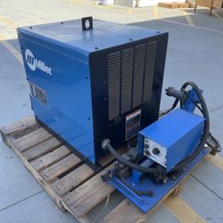 Miller CP-302 Welder w/ Miller-Matic Wire Feeder – Industrial MIG Setup – Works  Selling a Miller CP-302 constant voltage welder paired with a Miller-