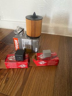 Oil filter and relay
