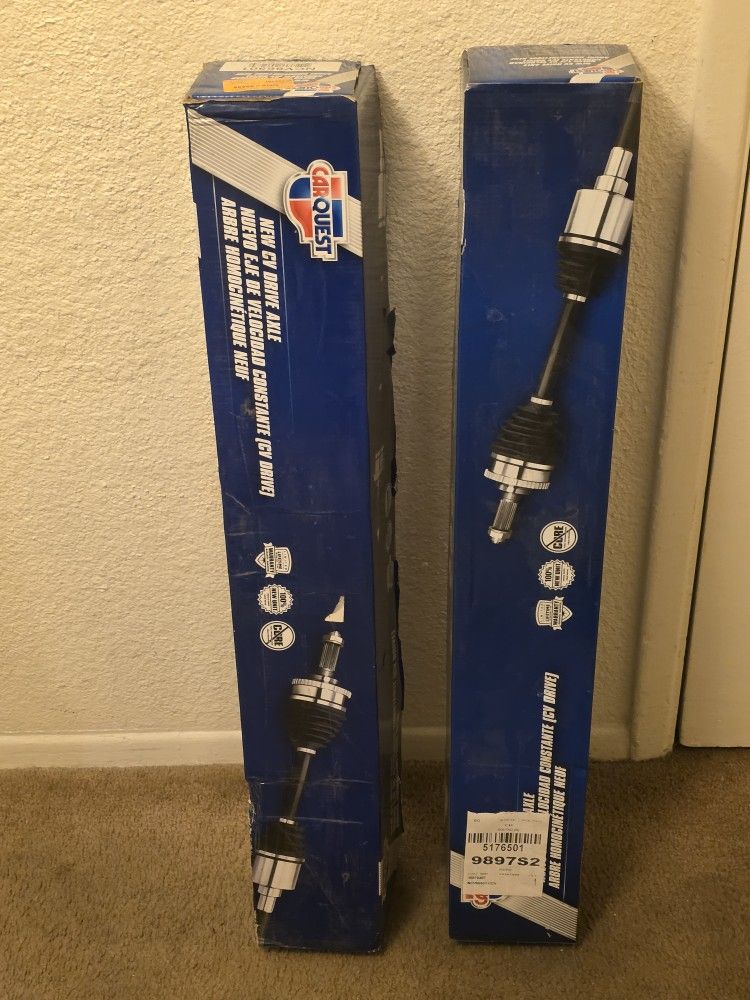 2 New Front Axles For 2003 Subaru Outback