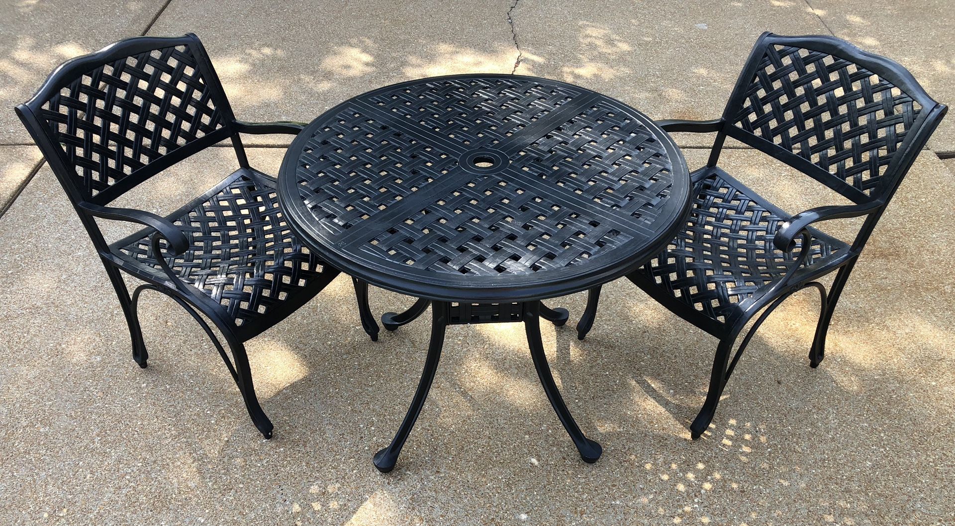 ♻️Summer Classics High End Heavy Outdoor Patio Furniture 3Pc Bistro Dining Set