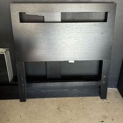 Twin Black Bed