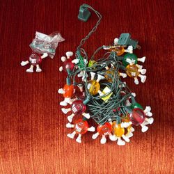 Vintage String Of M&M Lights