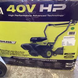 🛠🧰RYOBI 40V HP Brushless 18” Battery Powered Rear Tine Tiller-NEW!(Tool Only)-$365!🧰🛠