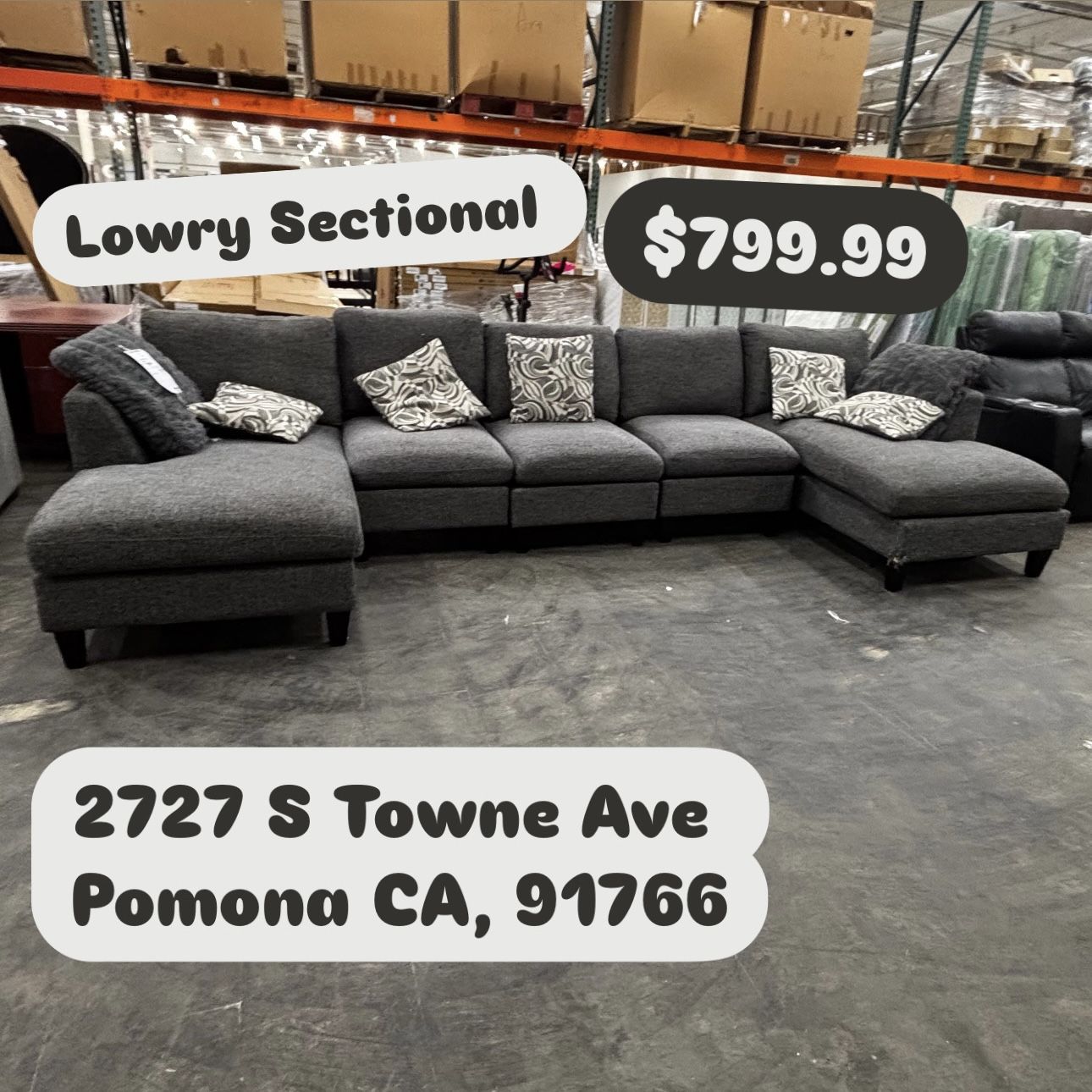Lowry 5 Pc Sectional