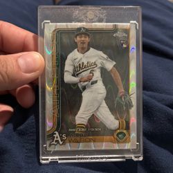 Jacob Wilson Raywave Refractor Rookie Card