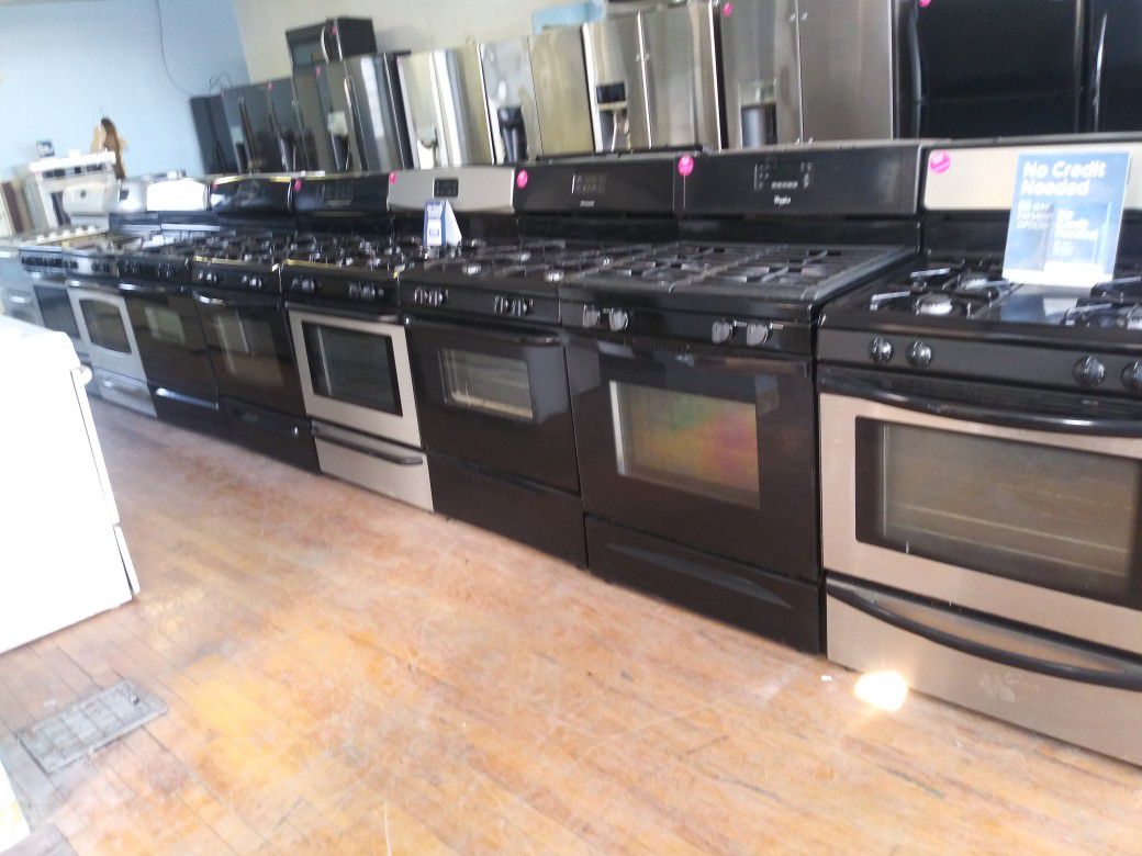 Gas and electric stoves starting at $150 and up