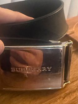 Authentic Burberry Leather Belt- Made in Italy