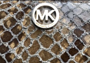 Michael Kors Snake Skin Wristlet wallet