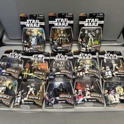 Lot Of 13 Star Wars The Episode lll Greatest Battles Collection 3.75in Figures 