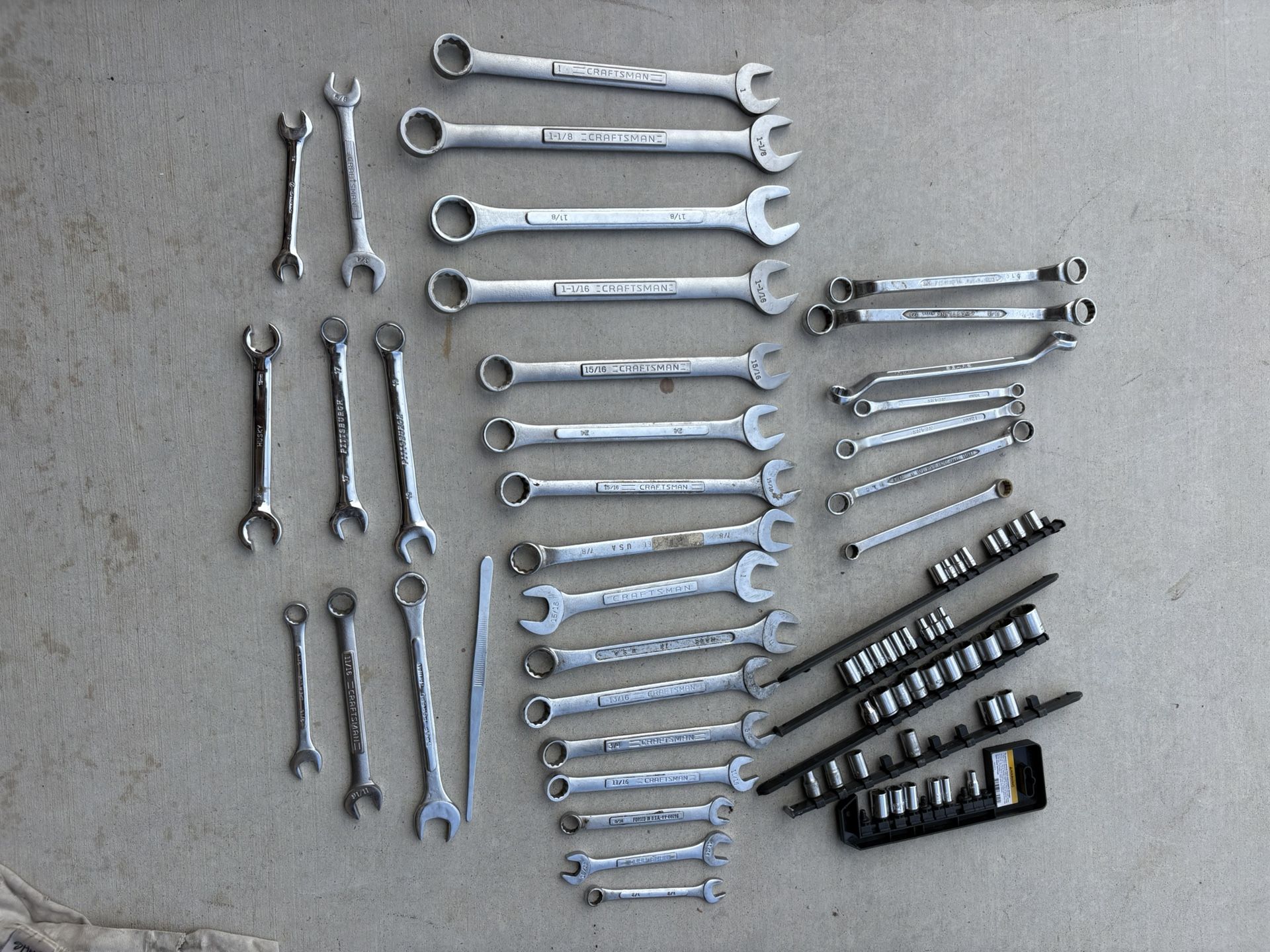 Wrenches & Sockets Tools ( $90 For All )