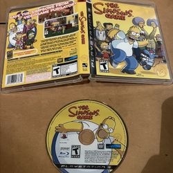 The Simpsons Game (Sony Playstation 3 PS3, 2007) No Manual 