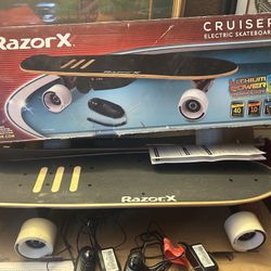 Razor X Skateboard Electric Remote Charger Retail Box