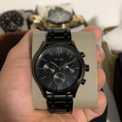 Fossil Watch Black Fenmore