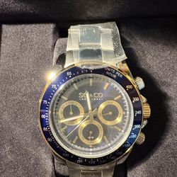 New So&co Men's Metallic Monticello Watch
