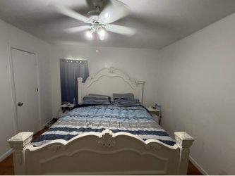 King size bed frame and dresser