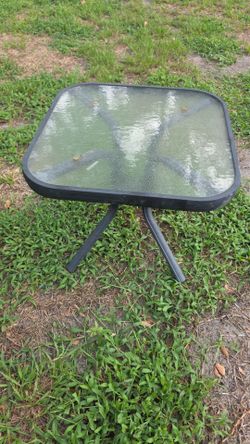 Small outdoor table