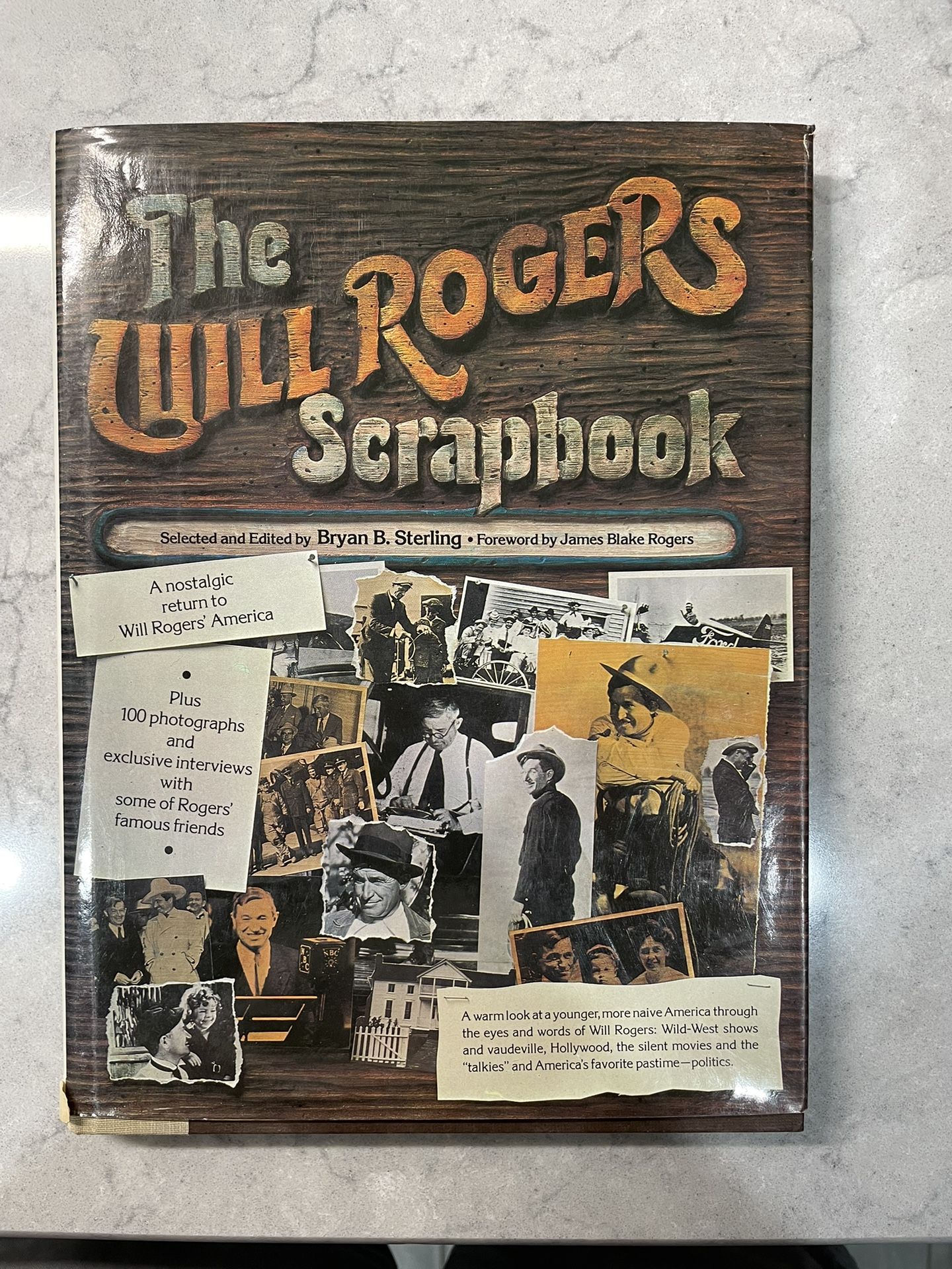 Will Rogers Book And Belt Buckle