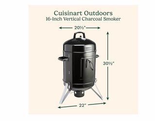 Cuisinart 16-Inch Vertical Charcoal Smoker