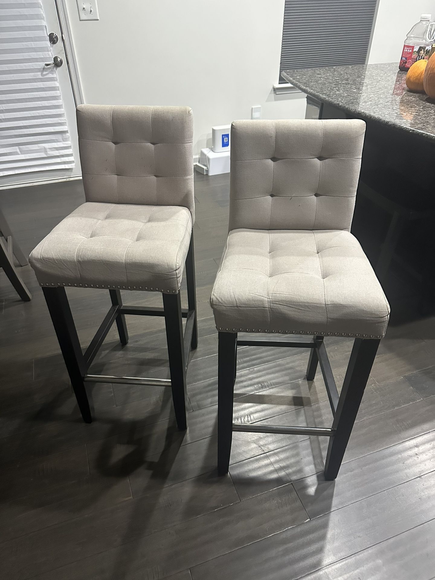 2 High Bar Stools 