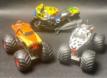 Monster Jam Toy Vehicles Set of 3