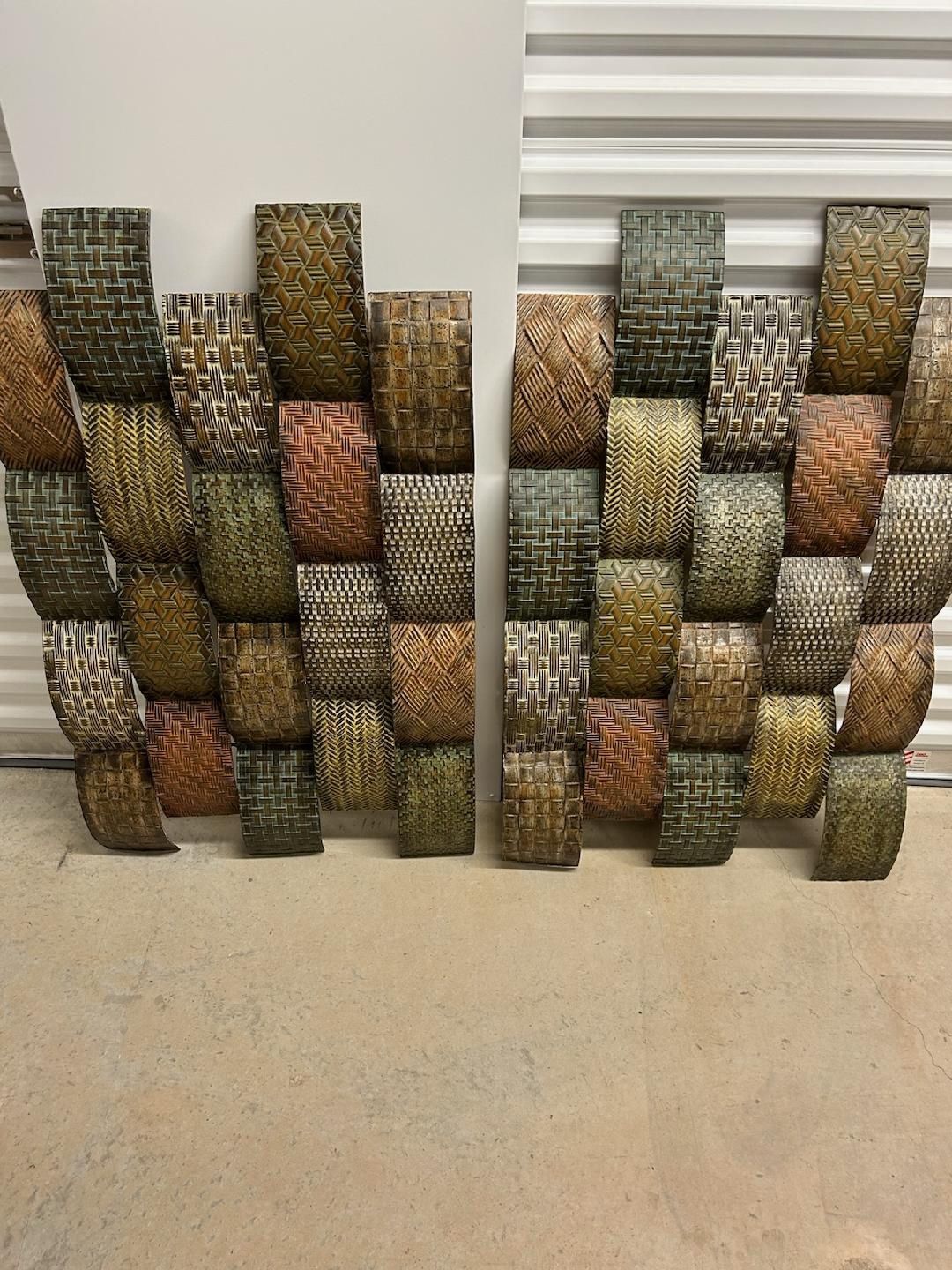 (2) Metal Painted Home Decor Hangings From Kirkland’s