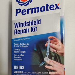 NEW Permatex 09103 Windshield Wind Shield Glass Crack Repair Fix Fixer Kit