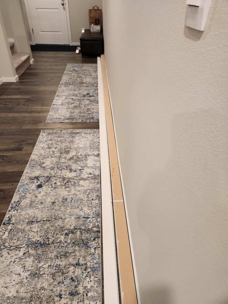 NEW- White Long Wall Trim- Qty: 8