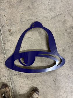 Metal Cut Out Taco Bell Sign