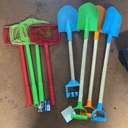 Kids Plastic Shovel And Net