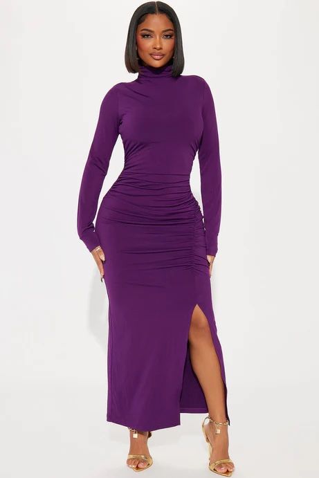 Purple Maxi Fashion Nova Dress 