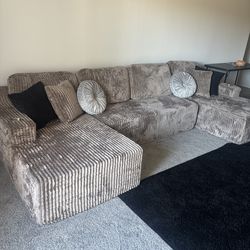 133 inch boneless modular couch