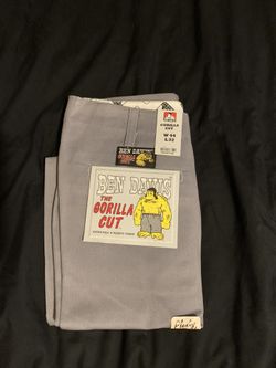 GRAY BEN DAVIS GORILLA CUT PANTS