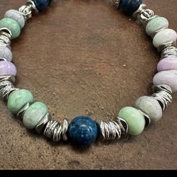 Elegant Multi-Color Beaded Bracelet