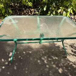 Nice Metal/ Glass Table 