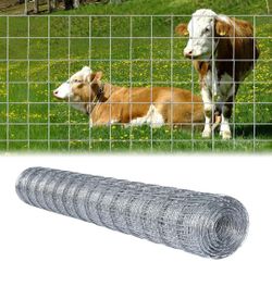 Heavy Duty Cattle Fence 6x100 – Galvanized Farm Fence Roll New