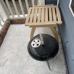 Small Weber Black Charcoal Grill