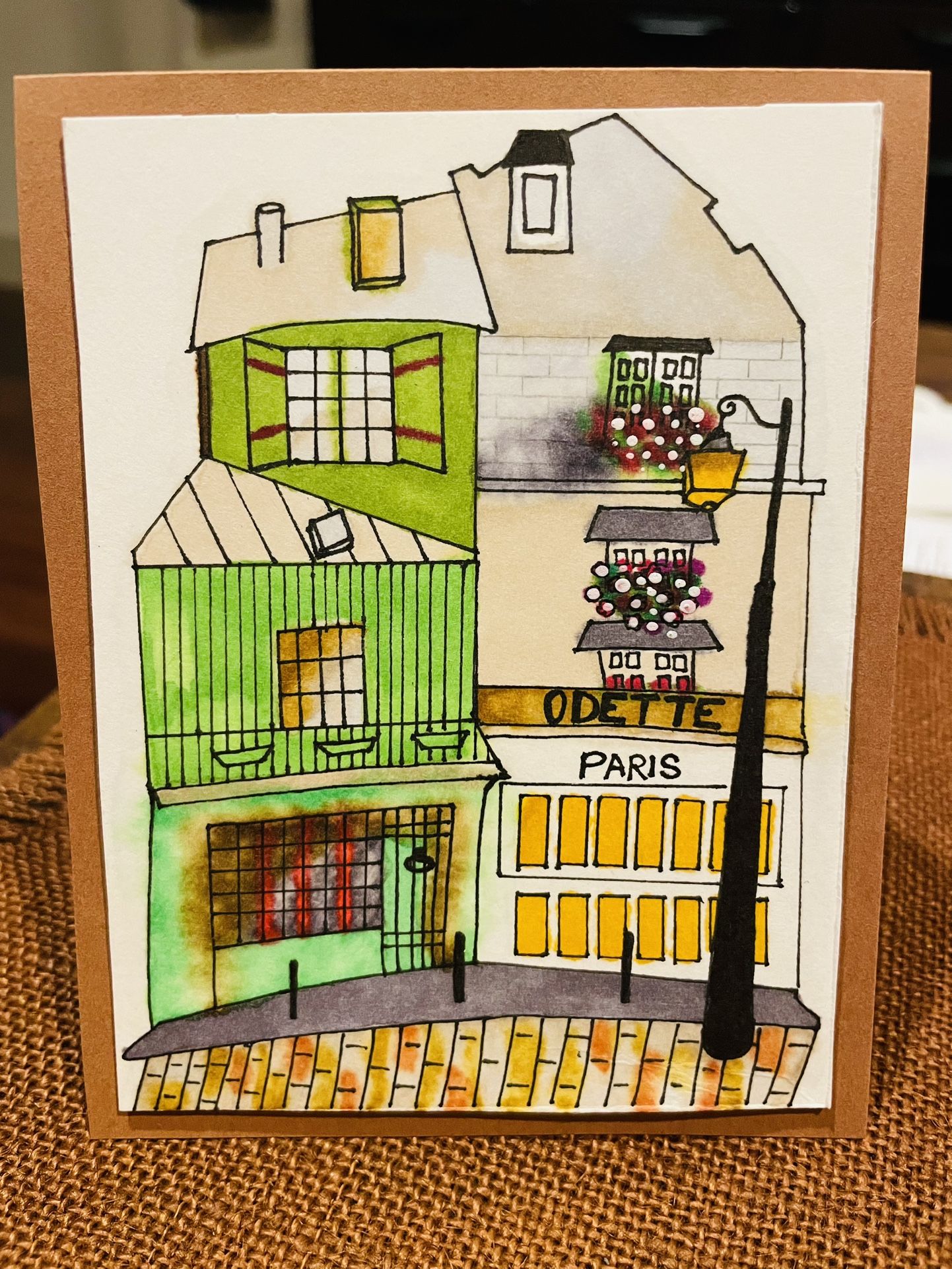 Handpainted Card