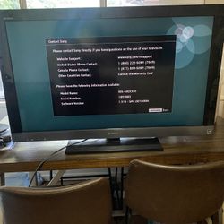 sony bravia 40”