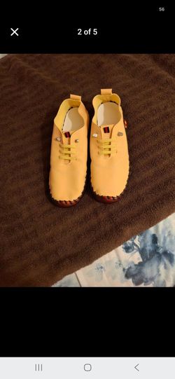 Womens Comfortable Thick Sole Sneakers – Casual Outdoor Walking Shoes size 8 8.5