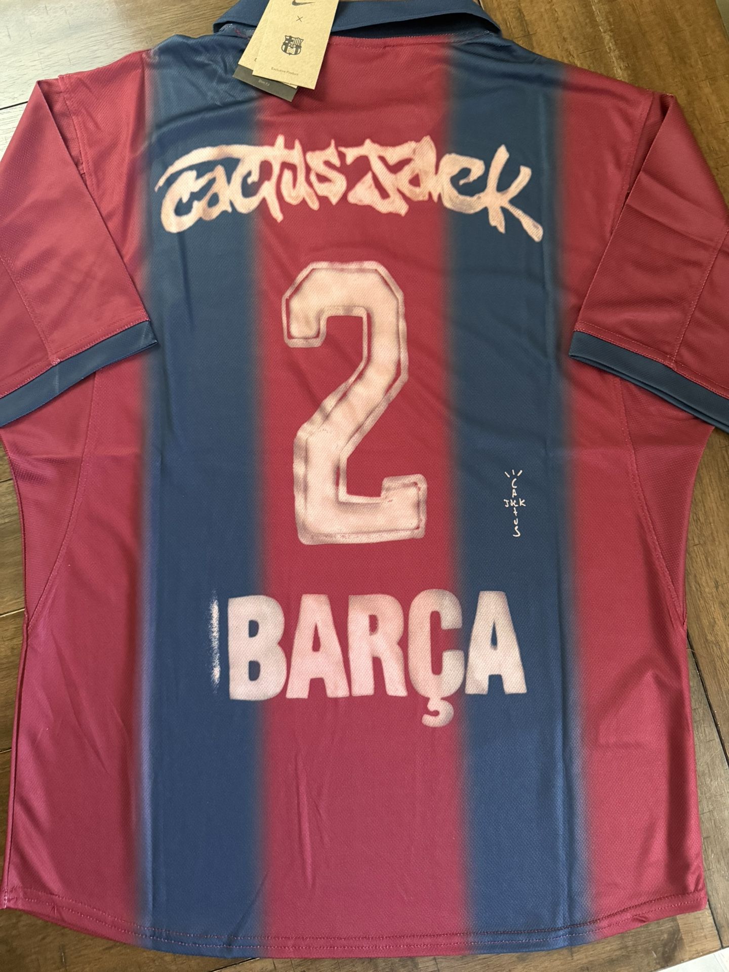 Barcelona Travis Scott Version Jersey Size XL