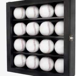 Baseball Glass Locking Case …Balls Not Included