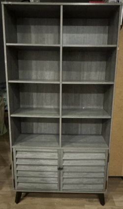 Bookshelf and credenza