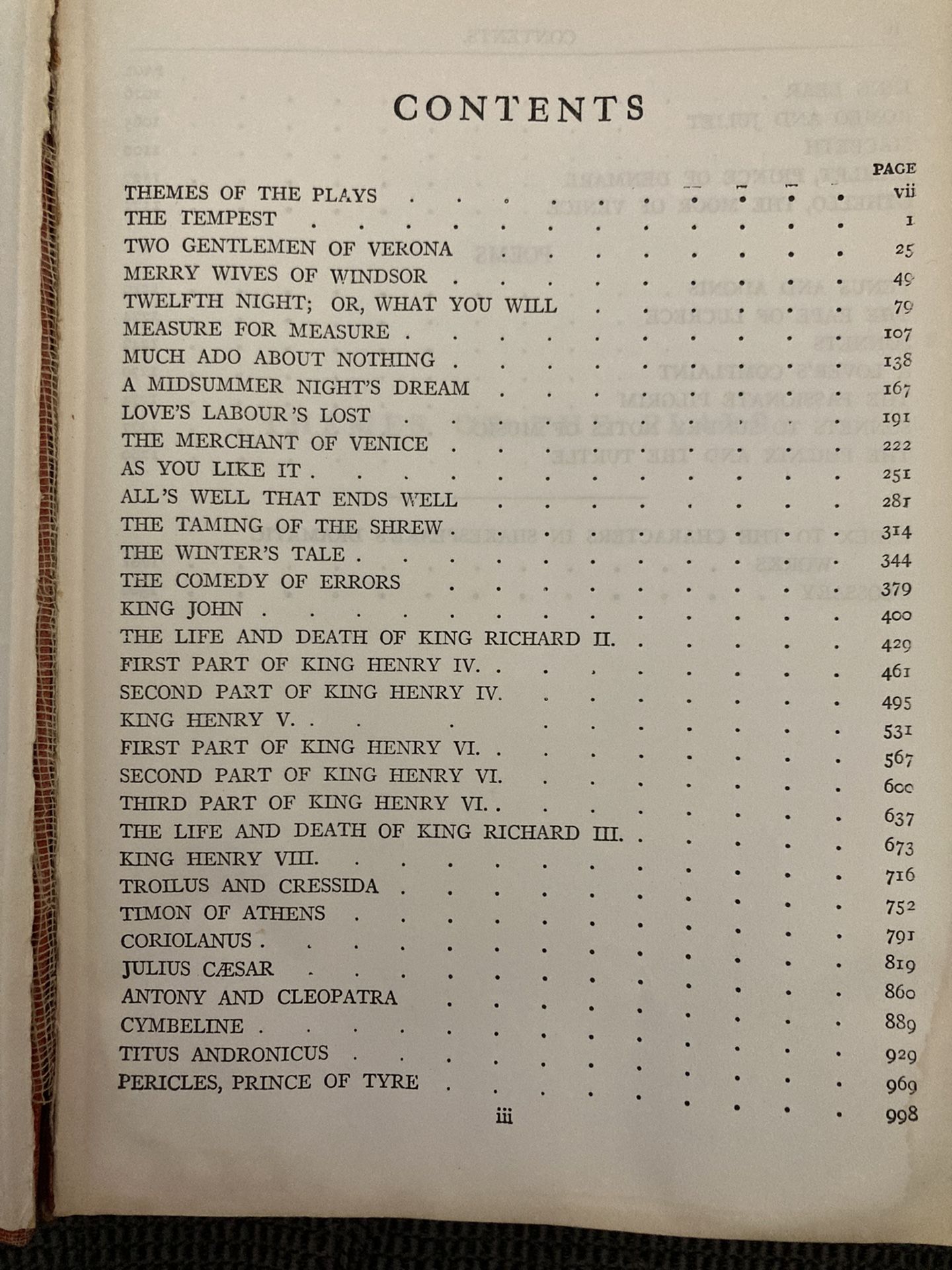 The Works Of Shakespeare William J. Black 1937