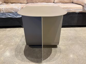 Contemporary Solid Steel Side Table